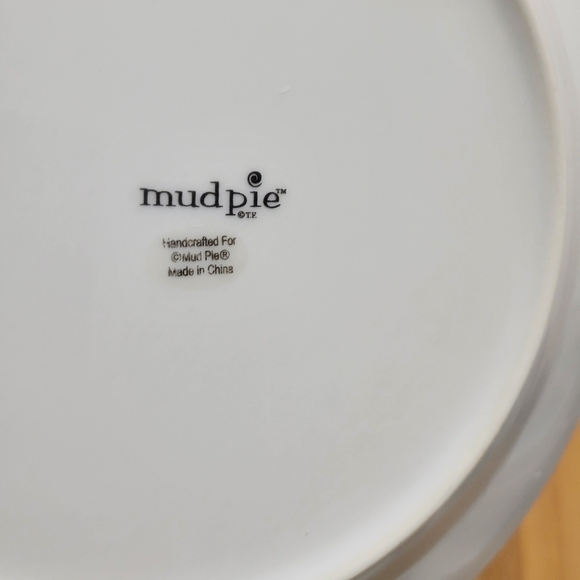 French Chef Wall Mud Pie plate dessert salad appetizer bread and butter - Picture 5 of 6